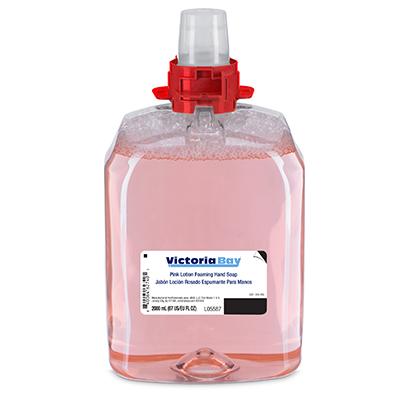 Victoria Bay Hand Soap 2000 mL 4.06X5.59X10.26 IN Cranberry Pink Foaming 2/Case