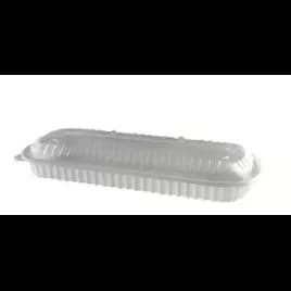 Full Slab Rib Take-Out Container Base & Lid Combo 48 OZ Natural Microwave Safe 100/Case