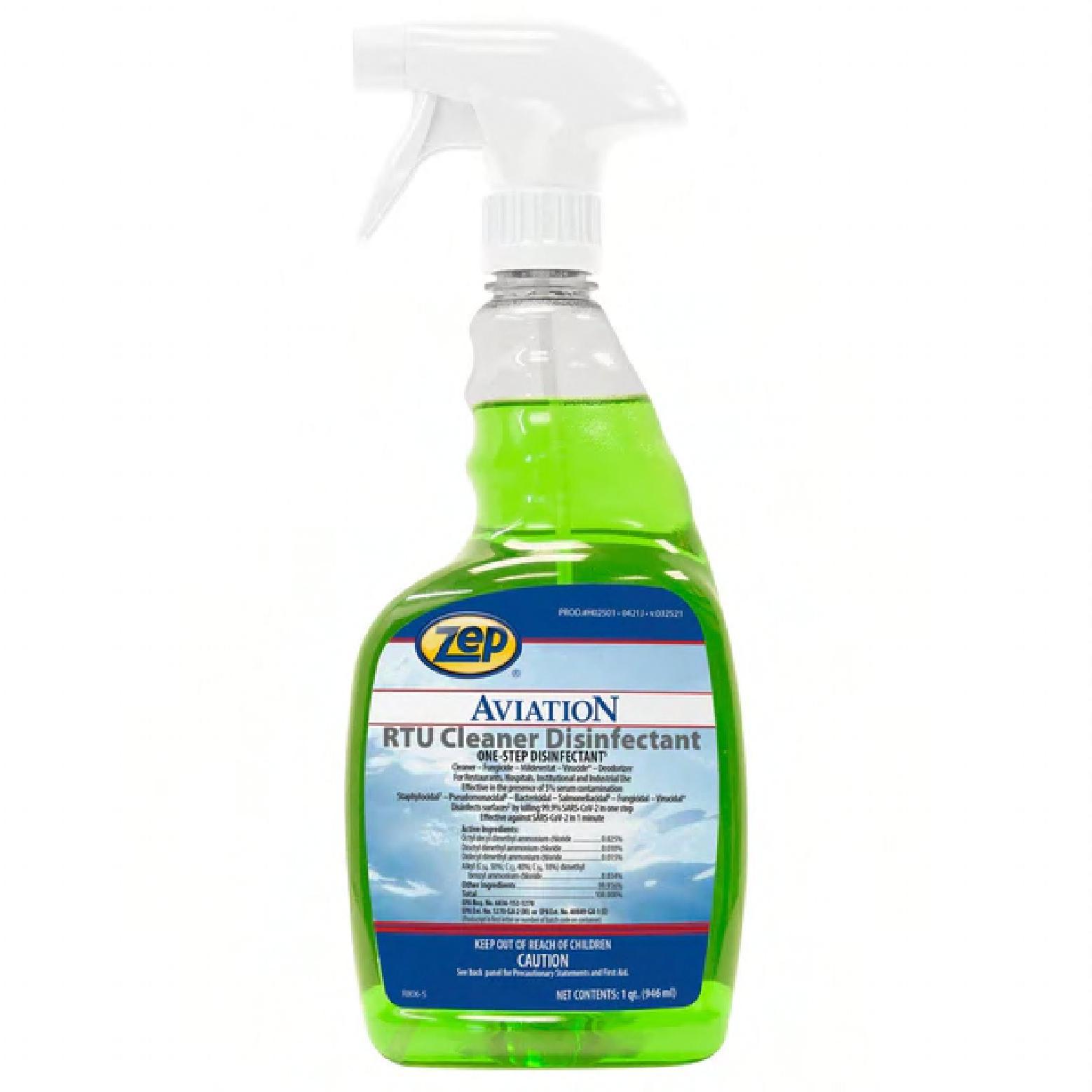 Aviation Pleasant Scent Disinfectant 32 OZ RTU Spray Liquid 12/Case