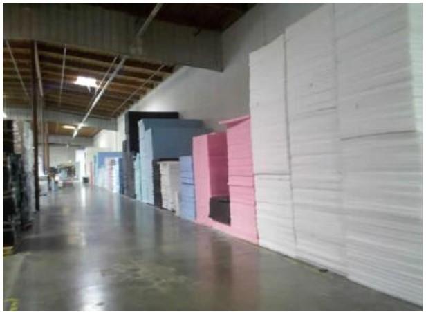 Padding Foam Pad 6X108X1.5 IN Black LDPE 1/Each