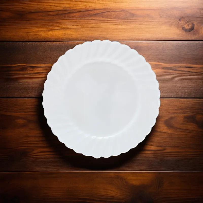 WNA Plate 6 IN Plastic White Round 180/Case