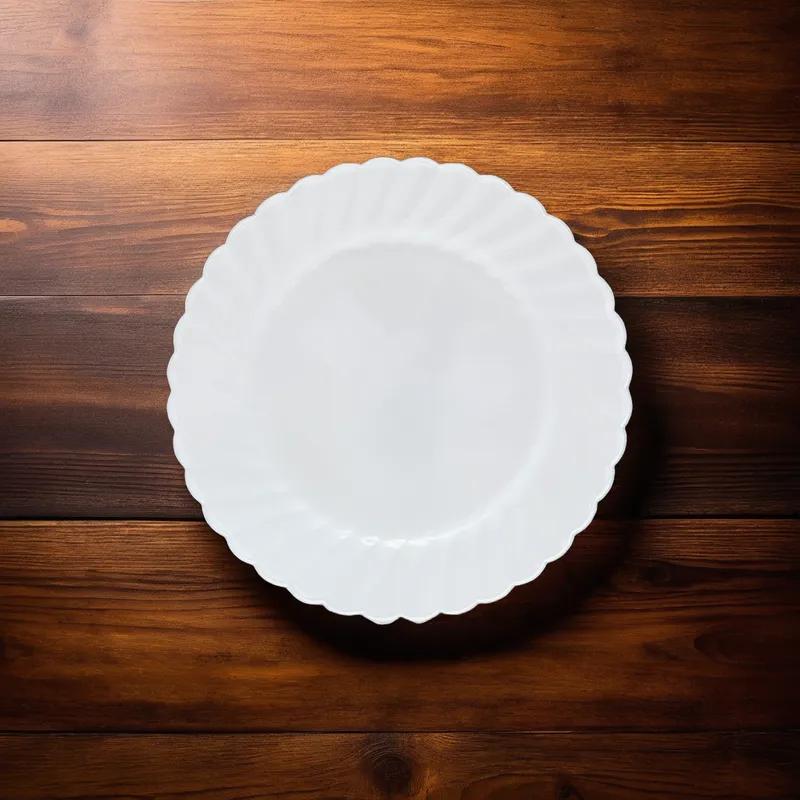 WNA Plate 6 IN Plastic White Round 180/Case