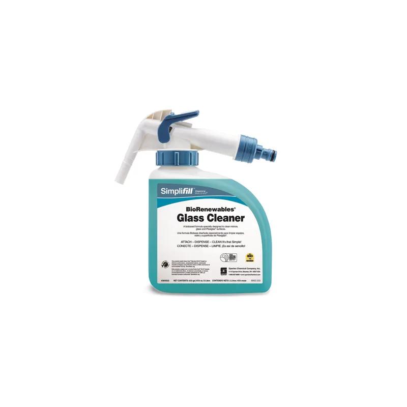 BioRenewables® Simplifill™ Glass Cleaner Waterfall Glass Cleaner 2 L Multi Surface Alkaline Concentrate Bio-Based 2/Case