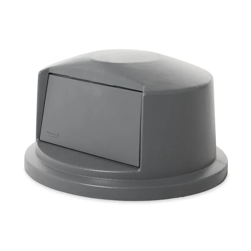 Brute® Lid 22.69X22.69X12.25 IN 32 GAL Gray Resin Dome 1/Each