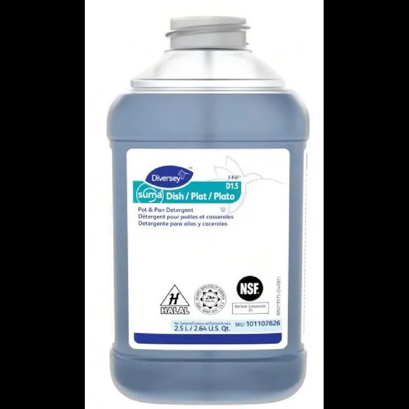 Suma® Floral Manual Pot & Pan Detergent 2.5 L Liquid 2/Case