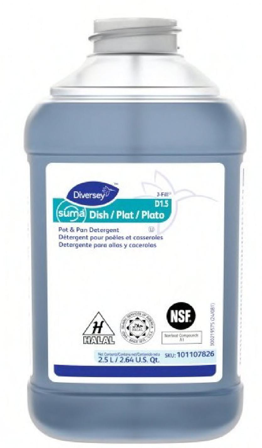 Suma® Floral Manual Pot & Pan Detergent 2.5 L Liquid 2/Case