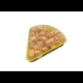 Cheese Food Container 20 OZ Plastic Yellow Wedge 100/Case