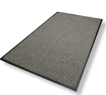 WaterHog® Scraper & Wiper Floor Mat 48IN X10FT Charcoal PET With SBR (Styrene-Butadiene Rubber) Backing 1/Each