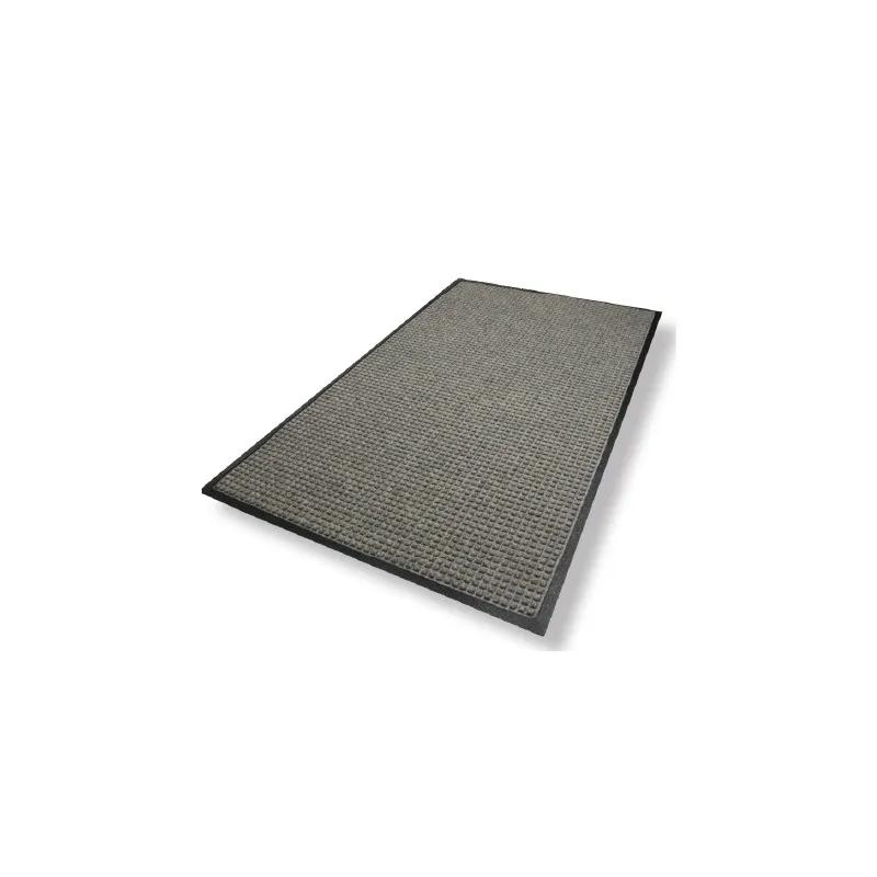 WaterHog® Scraper & Wiper Floor Mat 48IN X6FT Charcoal PET With SBR (Styrene-Butadiene Rubber) Backing 1/Each