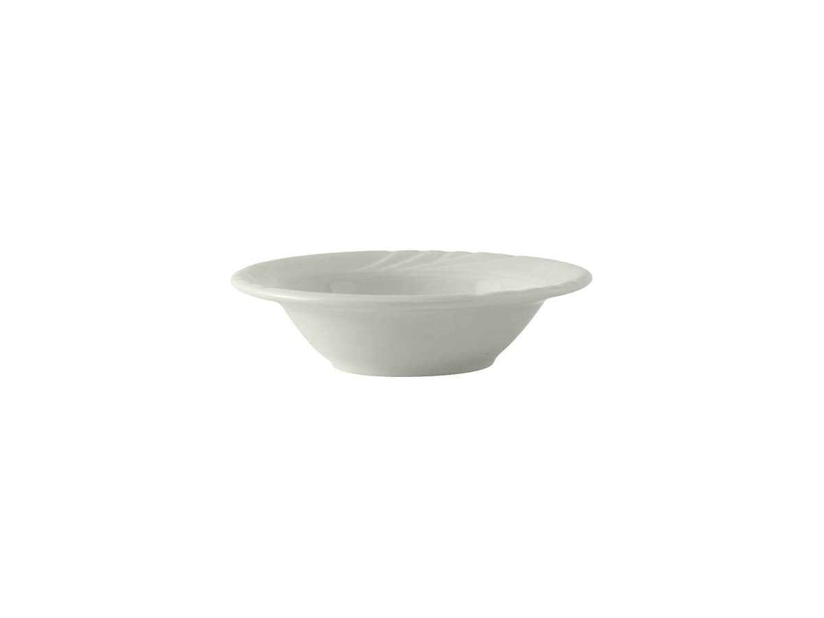 Sonoma Fruit Dish 5.25 IN 3.5 OZ China Porcelain White Round Fully Vitrified Embossed 36/Case