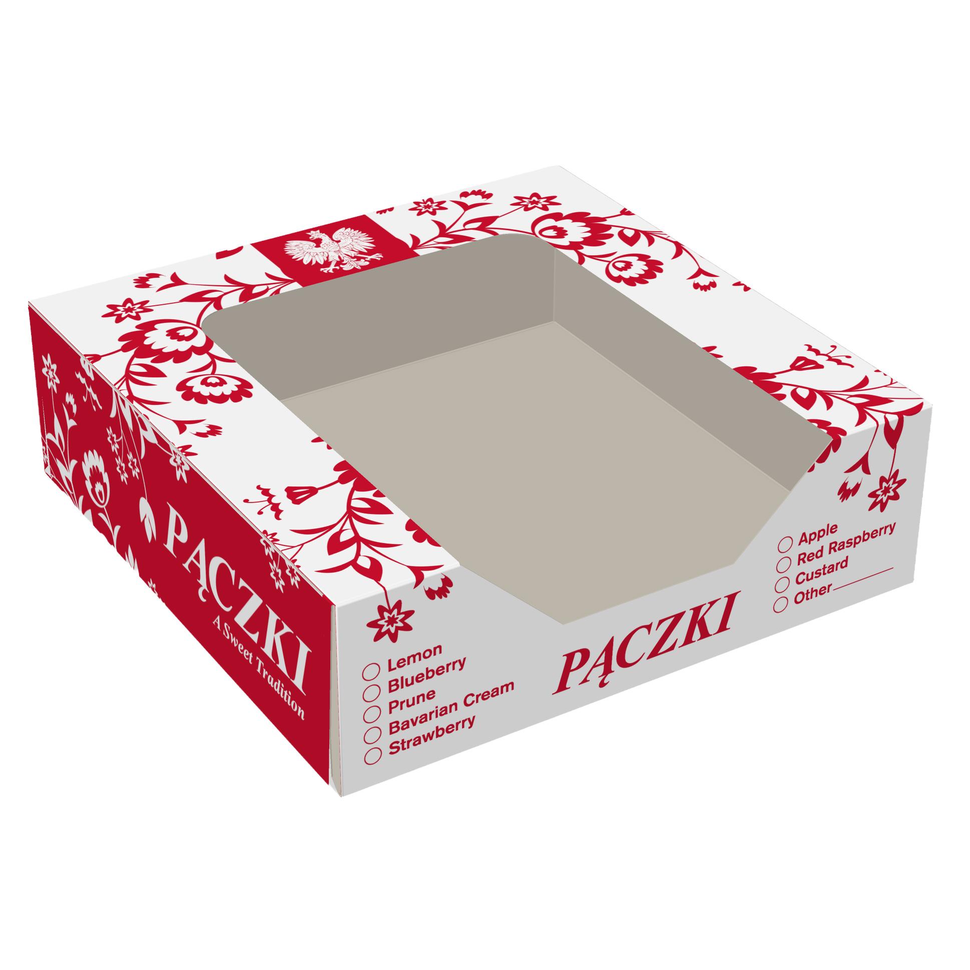 Paczki Box 4 CT 8X8X2.50 IN 100/Case