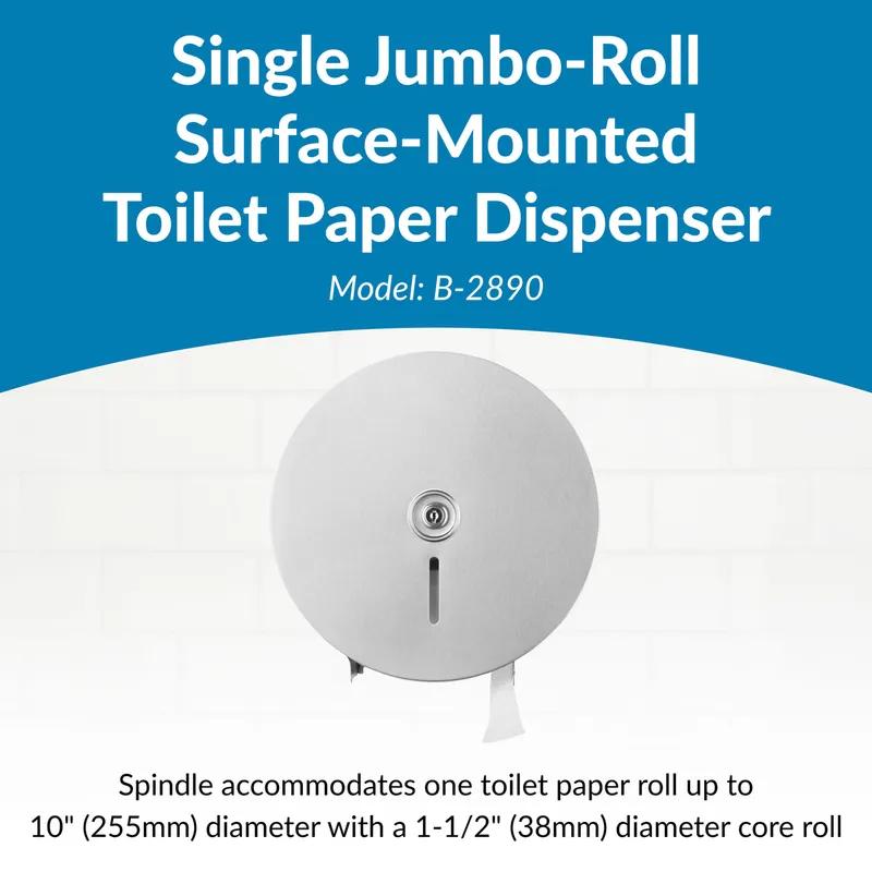 BOBRICK Toilet Paper Dispenser 1-Roll 1/Each