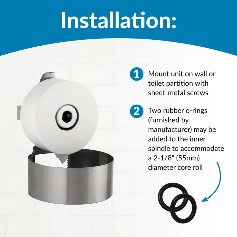 BOBRICK Toilet Paper Dispenser 1-Roll 1/Each