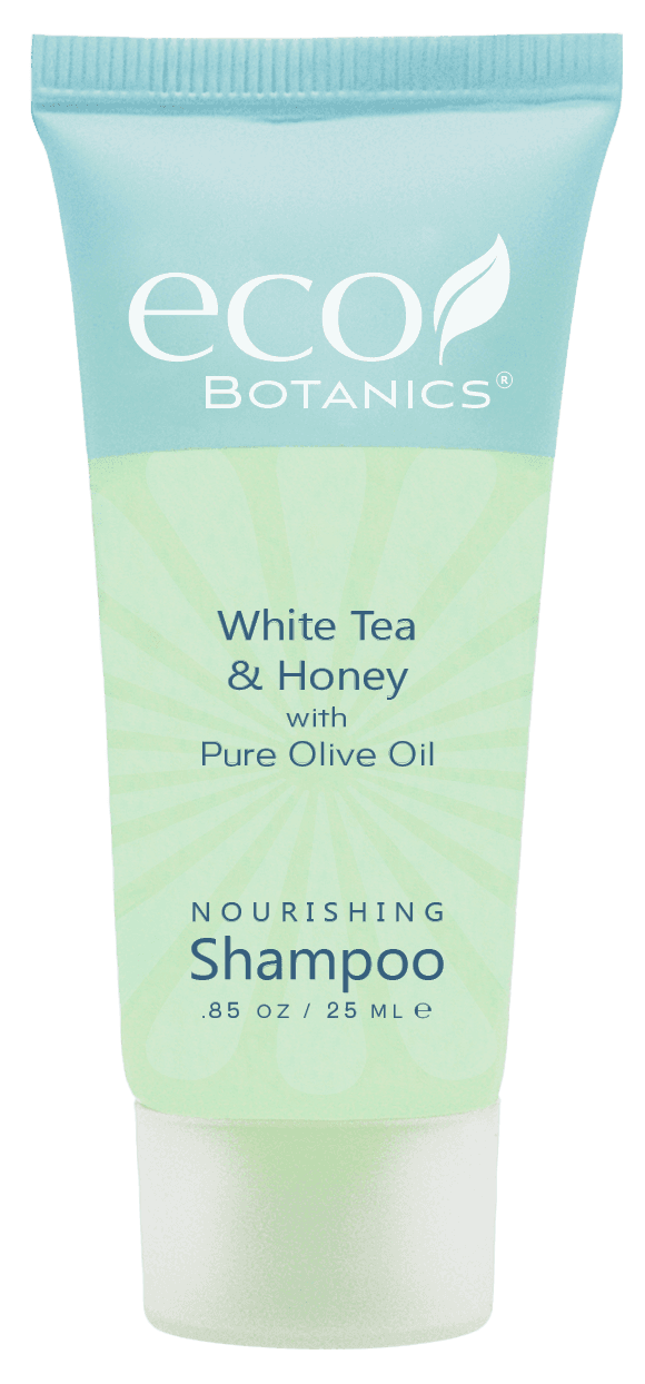 Eco Botanics® Hair Shampoo 0.85 OZ White Tea & Honey Paraben Free 300/Case