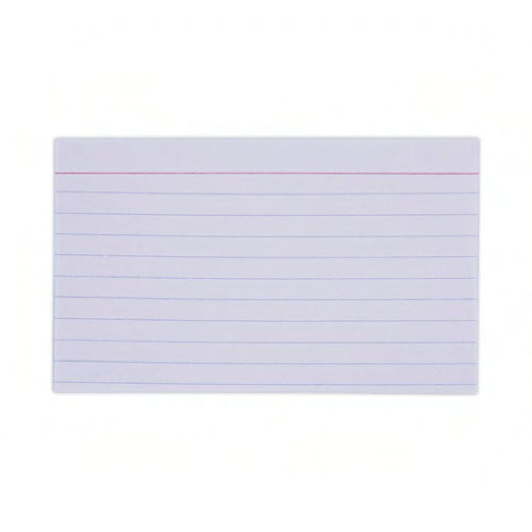 Index Card 2.5X3 IN White 20000/Case