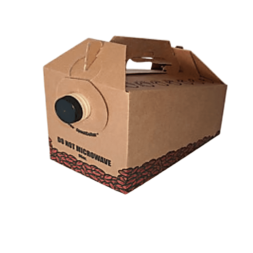 Hot Beverage Box Hot Beverage Dispenser 160 OZ Corrugated Paperboard Kraft 20/Case