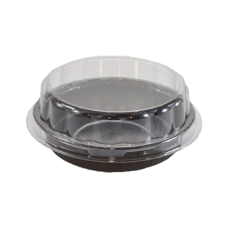 Lid High Dome 3.625X0.75 IN PET Clear Round For Container 700/Case