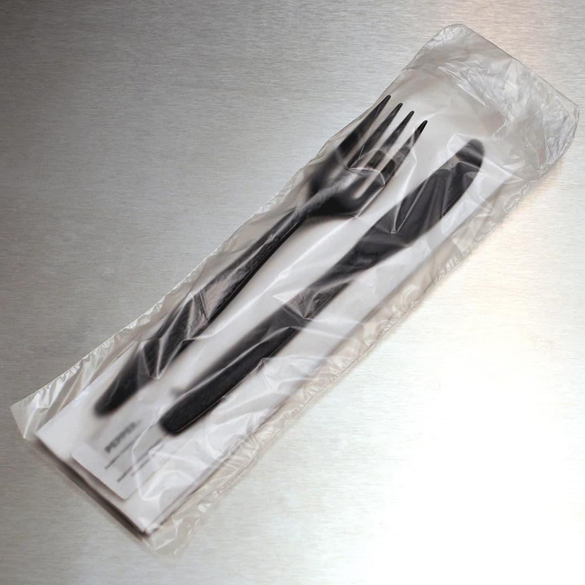 Silverware Bag 3.25X10 IN Low-Density Polyethylene (LDPE) 1MIL Clear With Flip Top Closure Flat 2000/Case
