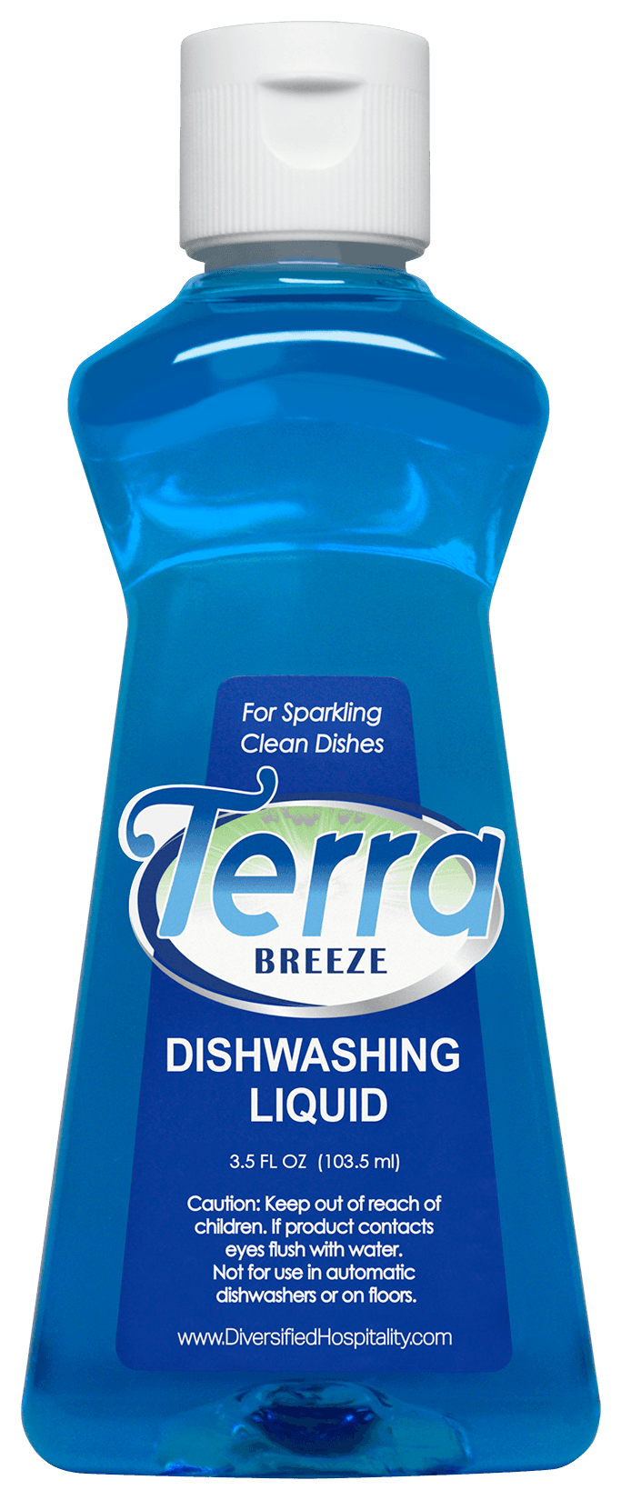 Terra Breeze® Fresh Lemon Dish Detergent 3.5 OZ Liquid 72/Case