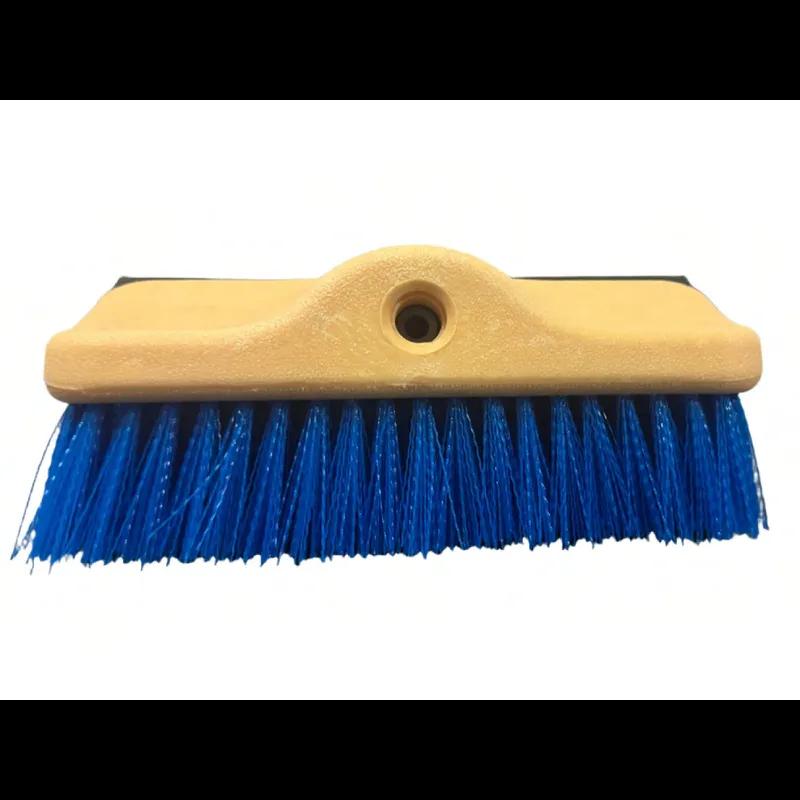 Scrub Brush 10 IN Plastic Blue Dual Surface With Squeegee 1/Each