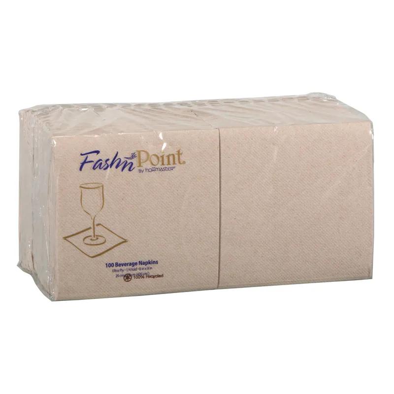 FashNpoint® Beverage Napkins 8X8 IN Paper 1/4 Fold 2400/Case