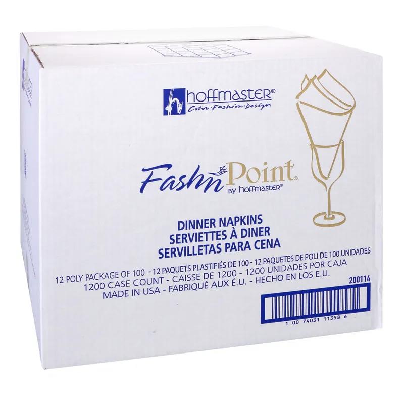 FashNpoint® Dinner Napkins 16X16 IN Kraft Paper UltraPLY 1/4 Fold 1200/Case