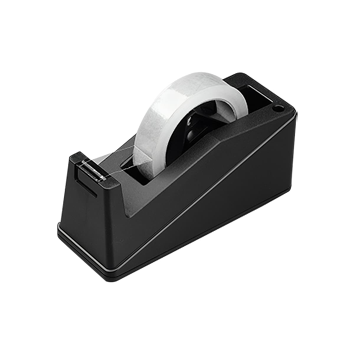Cellophane Tape Desktop Tape Dispenser 1 IN Black 1/Each
