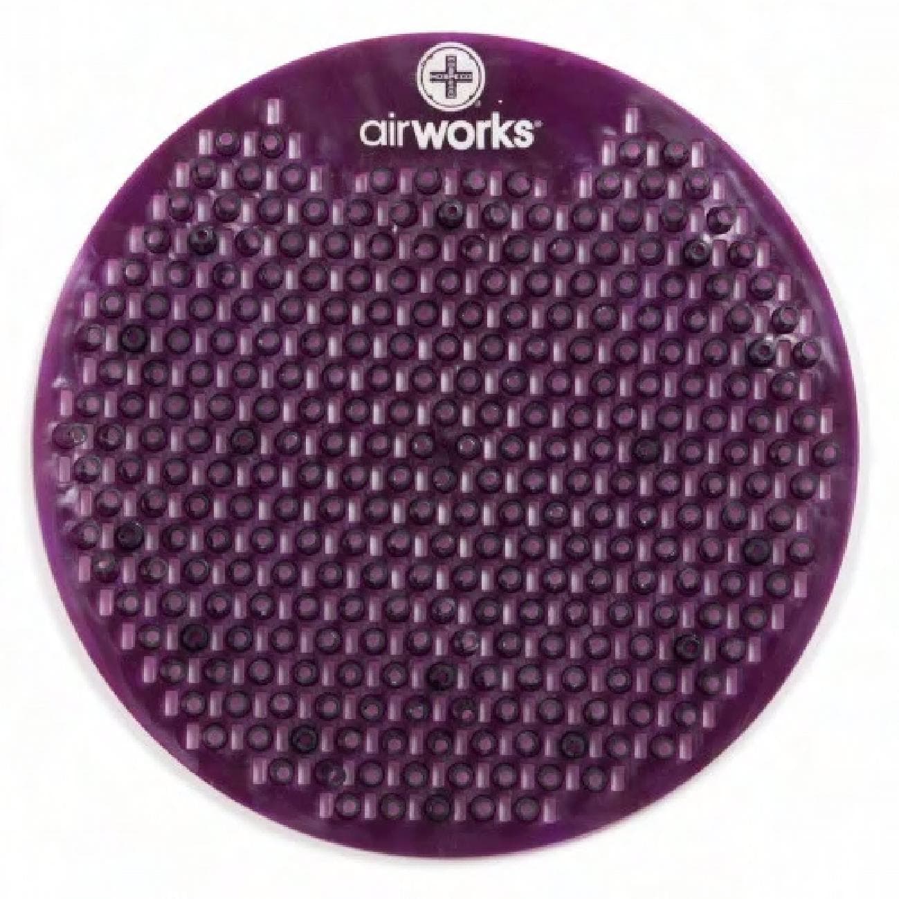 HOSPECO® AirWorks® SPLASH FREE® Urinal Screen Vineyard Dark Purple 10 Count/Box 6 Box/Case