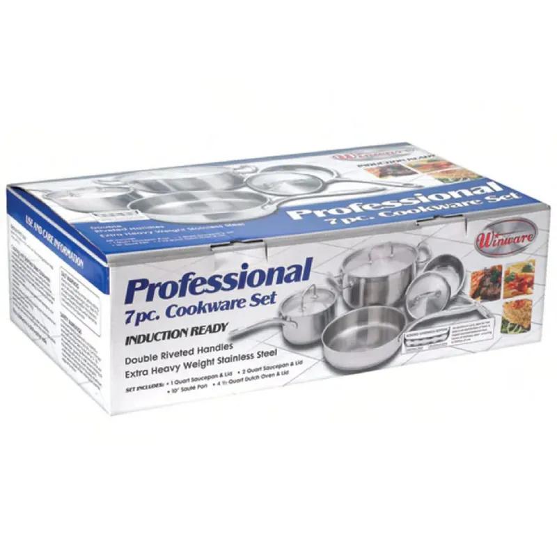 Cookware Set Stainless Steel 7-Piece Set 1/Set