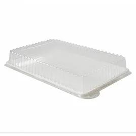 Platter Pleasers Lid Dome 14X10 IN PET Clear Rectangle For Container 50/Case