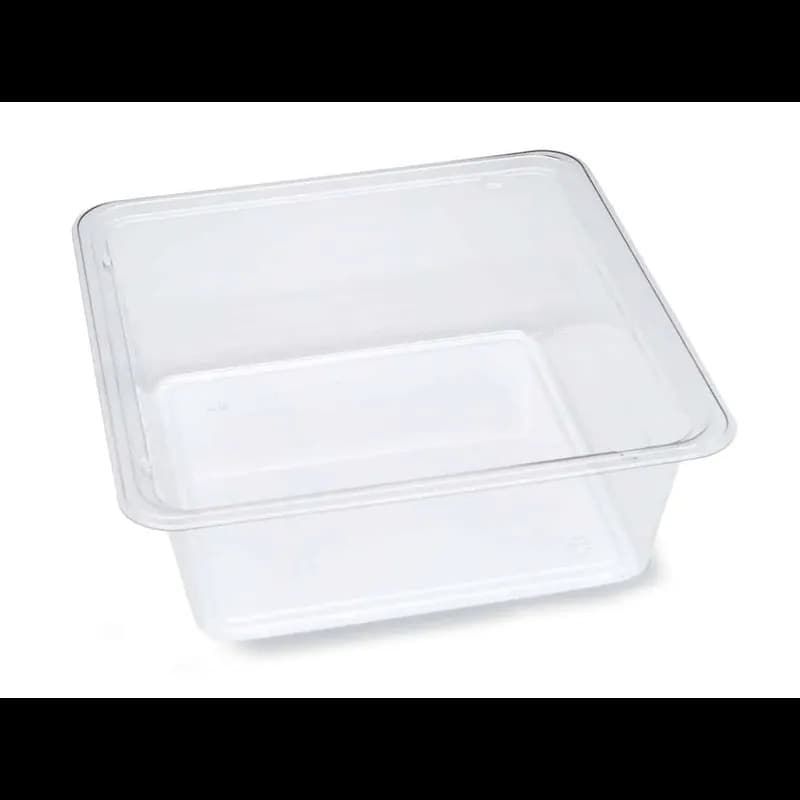 The BOTTLEBOX ® Take-Out Container Base 8X8X3.27 IN PET Clear Square 230/Case