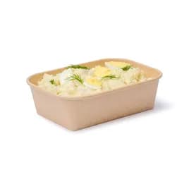 PaperLuxe® Take-Out Container Base 6.62X4.47X1.91 IN Paper Kraft Rectangle 600/Case