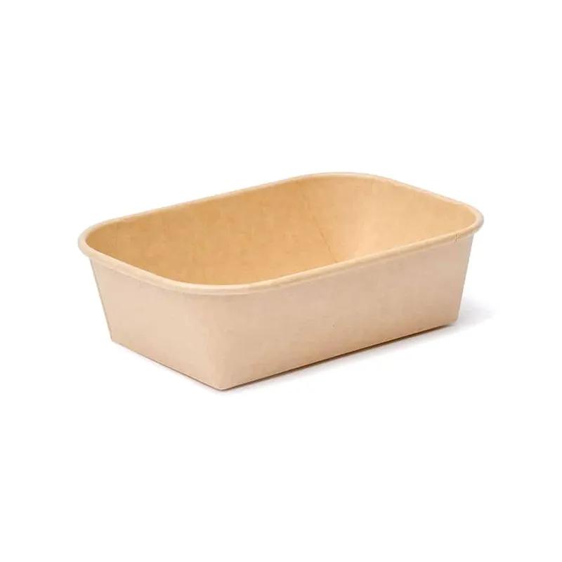Paperluxe Take-Out Container Base 6X4 IN Kraft 600/Case