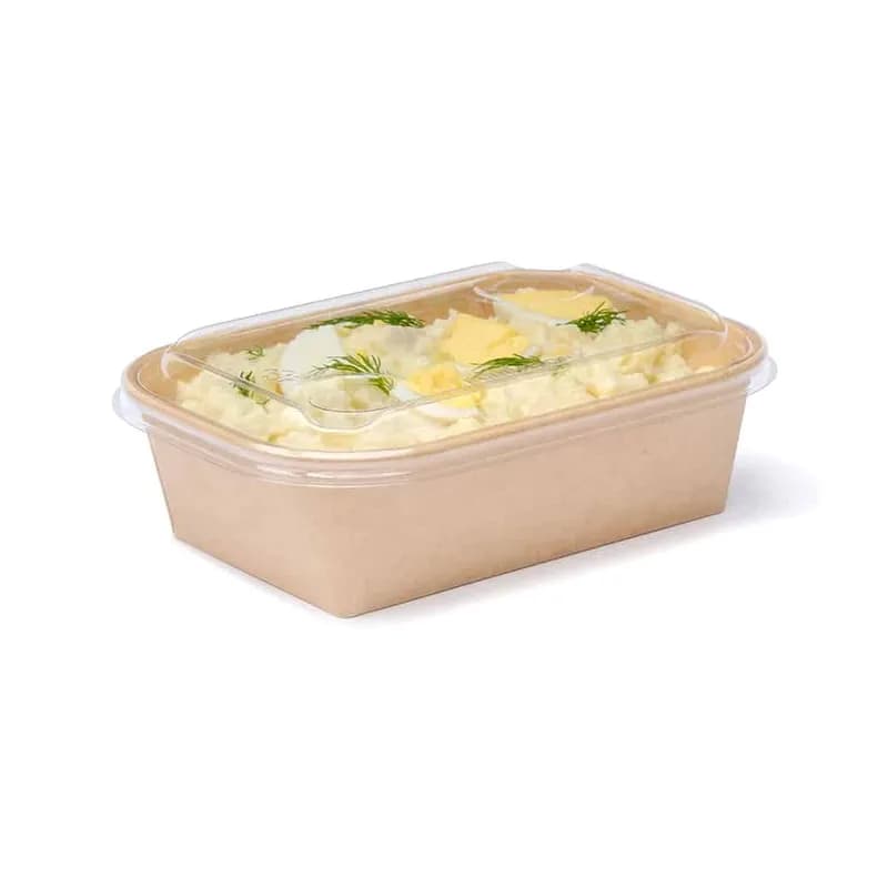 The BOTTLEBOX ® Lid Flat 6.9X5.02X0.59 IN PET Clear Rectangle For Paperluxe Base 600/Case