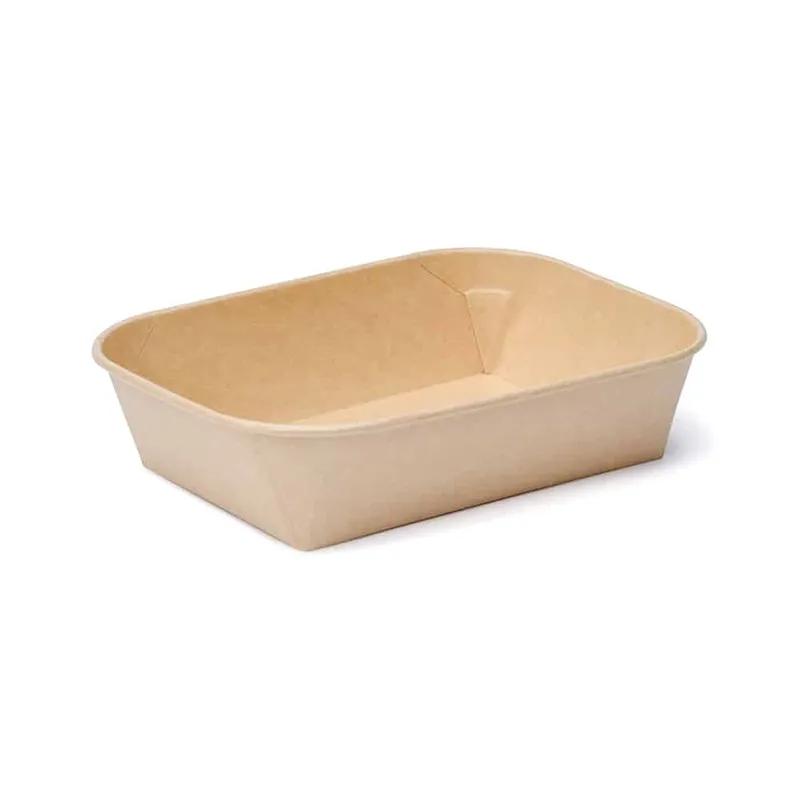 Paperluxe Take-Out Container Base 8X6 IN Paper Kraft 450/Case