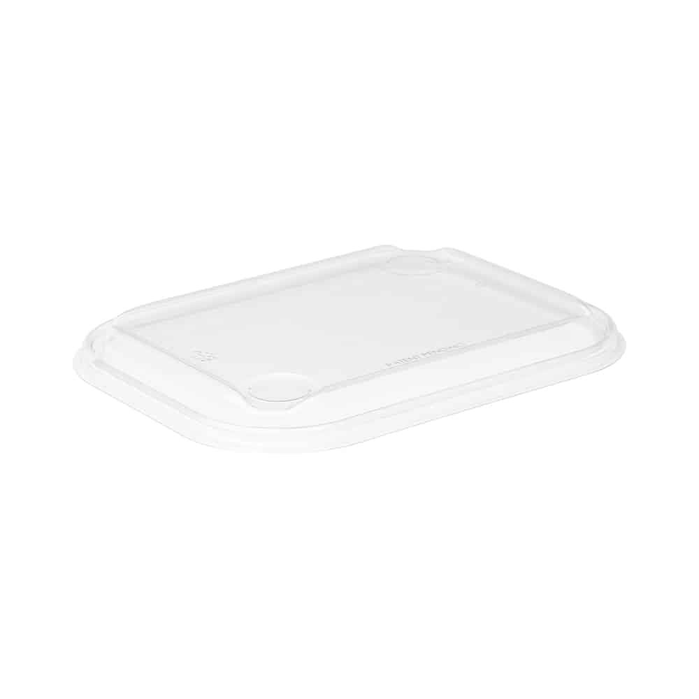 The BOTTLEBOX ® Lid Flat 8.31X6.42X0.59 IN PET Clear Rectangle For Paperluxe Base 450/Case