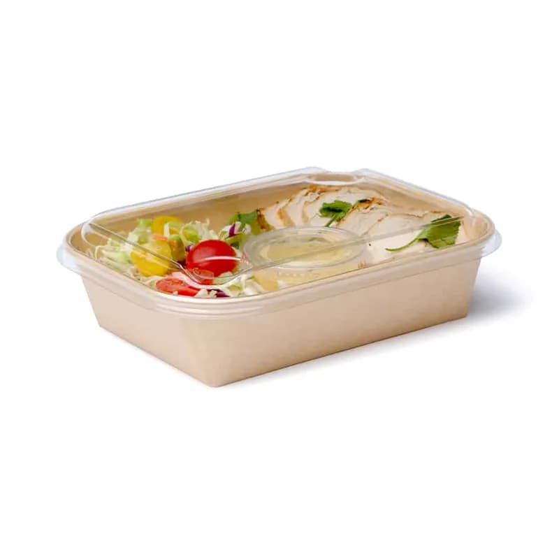 The BOTTLEBOX ® Lid Flat 8.31X6.42X0.59 IN PET Clear Rectangle For Paperluxe Base 450/Case