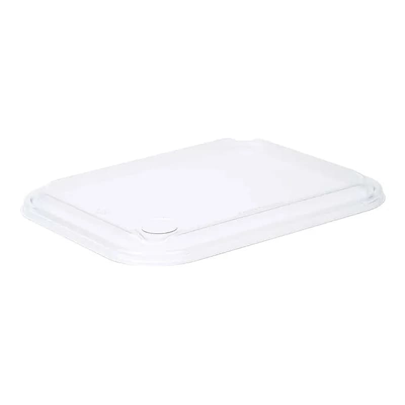 The BOTTLEBOX ® Lid Flat 9.28X7.76X0.6 IN PET Clear Rectangle For Paperluxe Base 400/Case