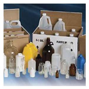 Bottle & Lid Combo With White Cap 1 GAL Plastic With Lid 450/Pallet