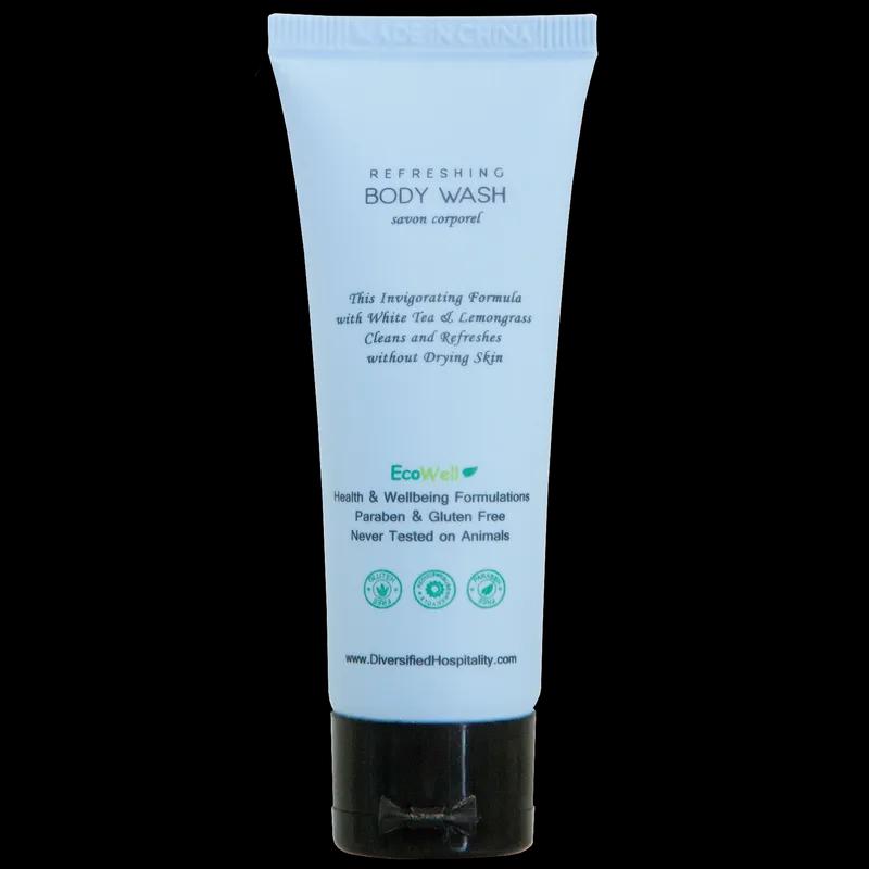 H2O Therapy® Body Wash 1 OZ White Tea & Lemongrass Paraben Free 300/Case