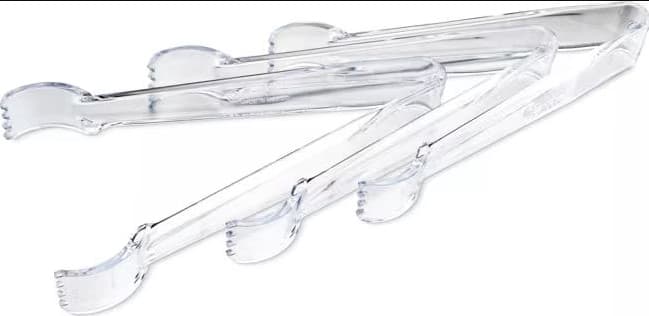 Carlisle Foodservice Products® Salad Serving Tongs 6 IN PC Clear 1/Each