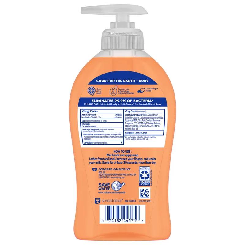 Softsoap Hand Soap Liquid 11.25 FLOZ Crisp Clean Antibacterial 6/Case