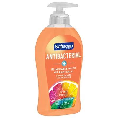 Softsoap Hand Soap Liquid 11.25 FLOZ Crisp Clean Antibacterial 6/Case
