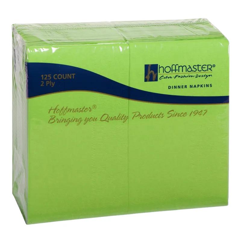 Dinner Napkins 17X15 IN Lime Green Paper 2PLY 1/8 Fold 1000/Case