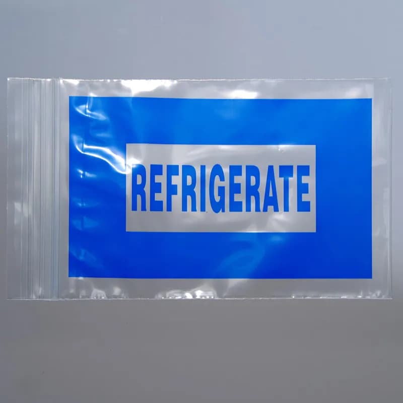 Refrigerate Bag 6X9 IN 2MIL Blue With Zip Seal Closure Reclosable 1000/Case