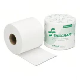 Toilet Paper & Tissue Roll 2PLY White Perforated Septic Safe 550 Sheets/Roll 80 Rolls/Case