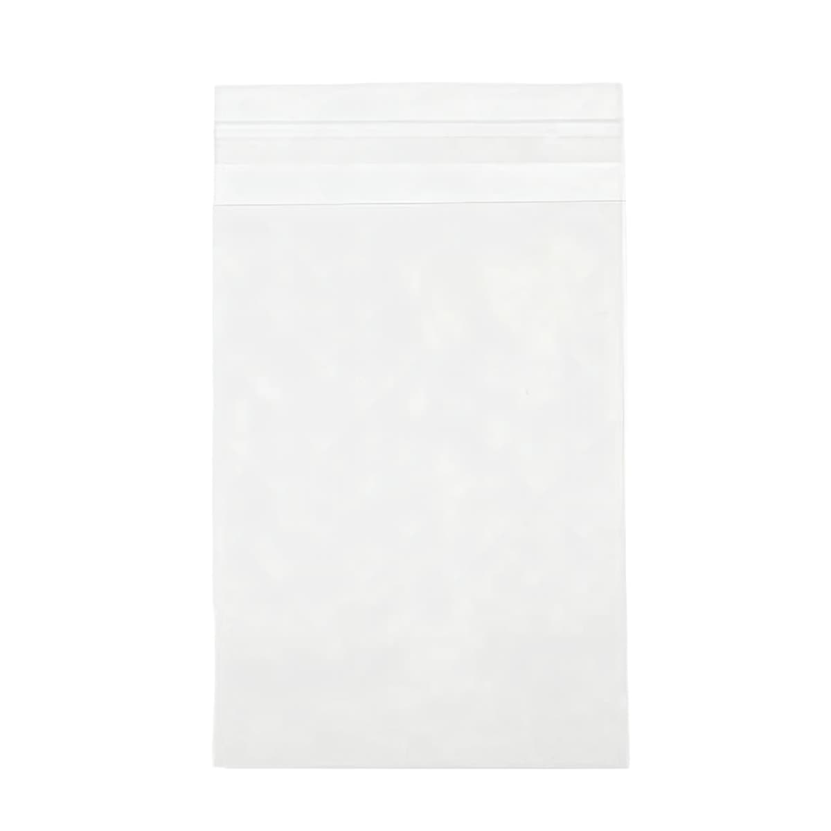 Bag 5.25X7.125 IN BOPP OPP 1.6MIL Clear With Fold Over Lip & Tape Closure 100/Pack