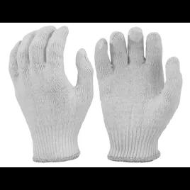 Gloves Women Medium (MED) White Cotton Blend (60% Cotton, 40% Polyester) 360 Count/Case