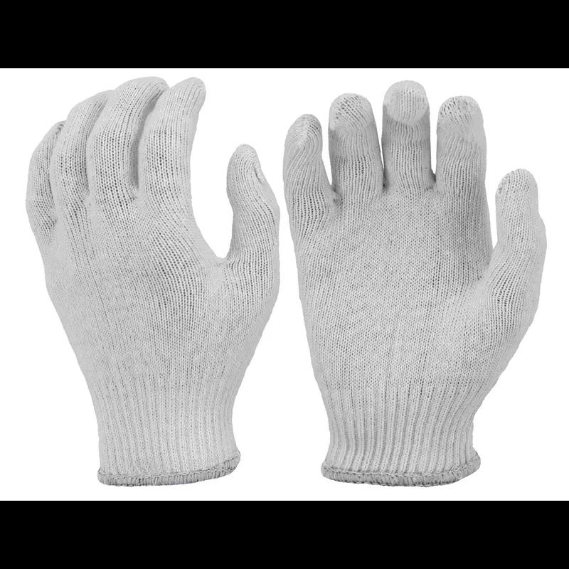 Gloves Women Medium (MED) White Cotton Blend (60% Cotton, 40% Polyester) 360 Count/Case