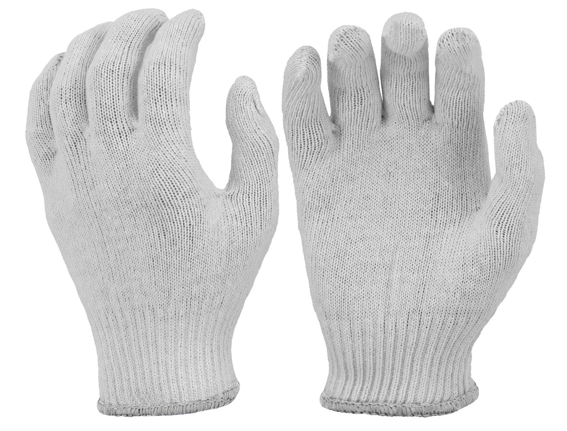 Gloves Women Medium (MED) White Cotton Blend (60% Cotton, 40% Polyester) 360 Count/Case